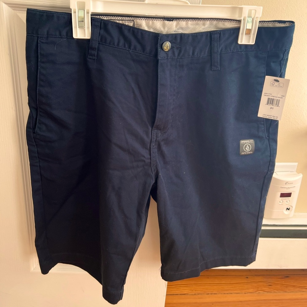 Navy shorts. NWT. Volcom